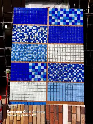 Mixed Colours of Mosaic Tiles