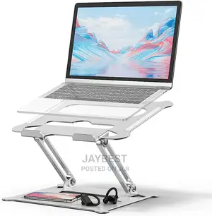 Metal Laptop Stand, Ergonomic Portable Aluminum Computer Ris