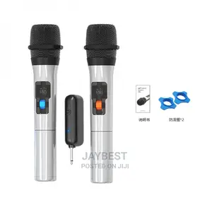 Wireless Double Microphone Uhf Professional Handheld Mic Mic