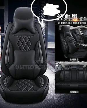 Original Drafted Leather Seat Cover Black