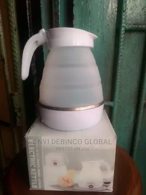 Travel Folding Electric Kettle Water Cup Portable Kit White