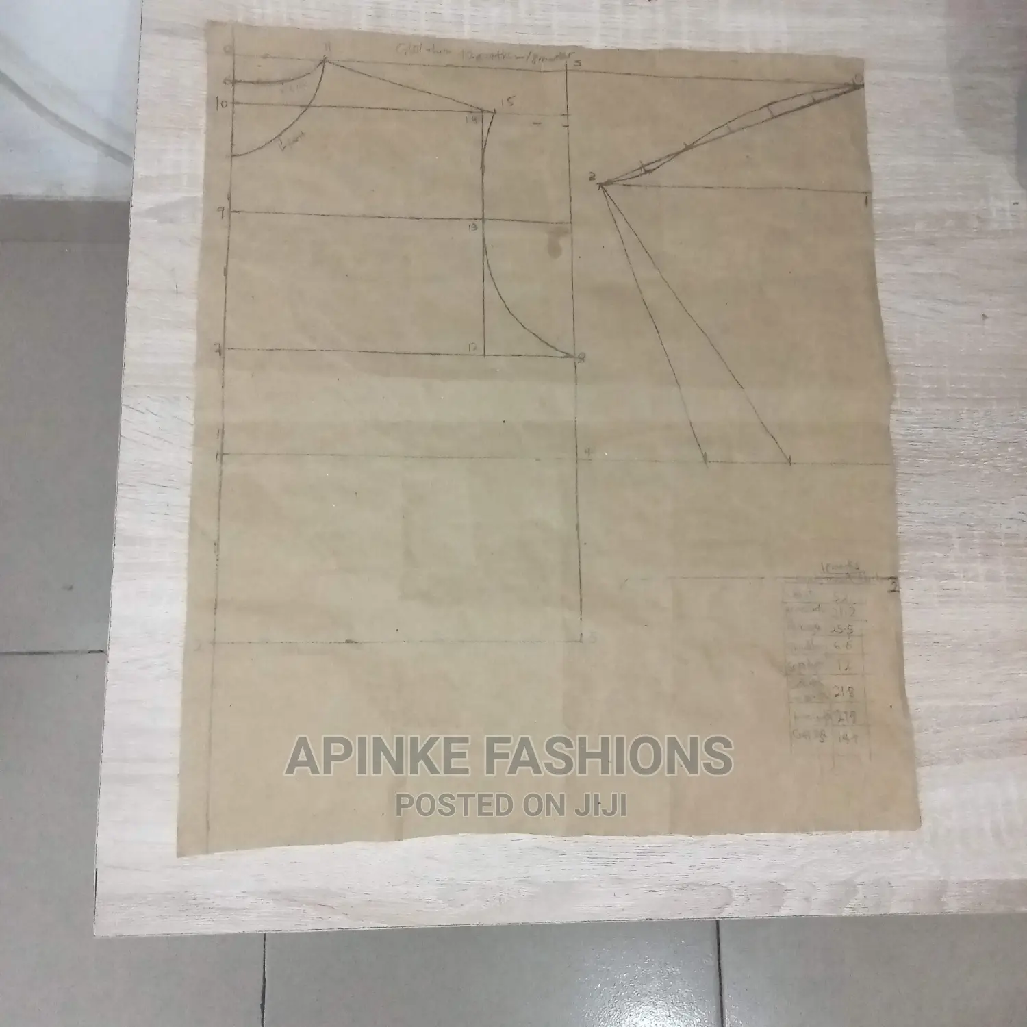 Pattern Drafting Training.