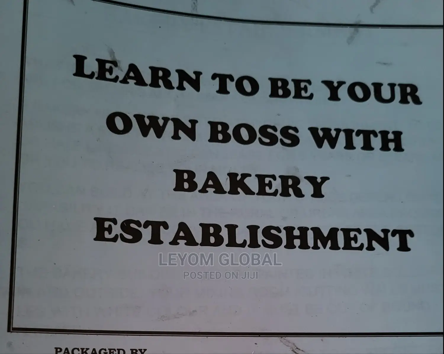 Bakery Establishment