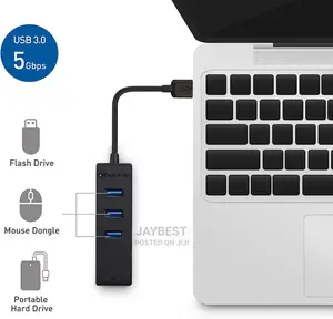 3 Port USB 3.0 Hub With Ethernet (USB Hub With Ethernet,