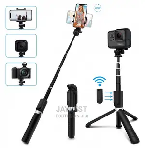 4 in 1 Extendable Tripod for Mobile Phone and Action Camera