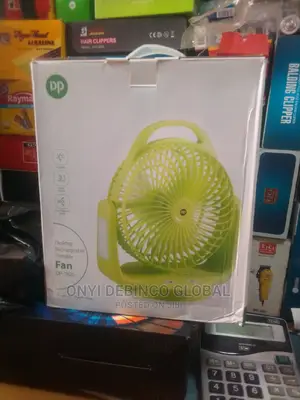 Dp Led Light Rechargeable Table Fan Soft Touch, Hangable