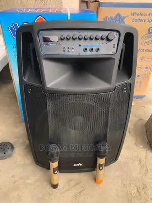 15000watts Rechargeable P.A Speaker With Dual Wireless Mic