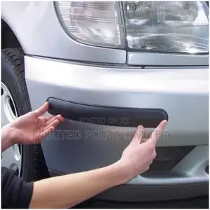 2pcs Auto Car Body Bumper Guard Protector Sticker Black