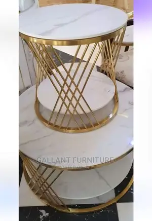 Quality Marble Top Center Table Set With Said Tools