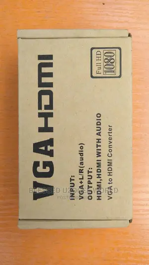 Vga to Hdmi Adapter for Conversion to Monitor, Projector,Tv