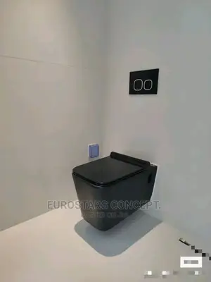 Square Black Wall Hug Condit Wc