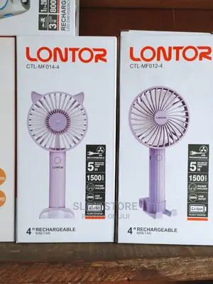 4" Rechargeable Fan Cf Mf014-4