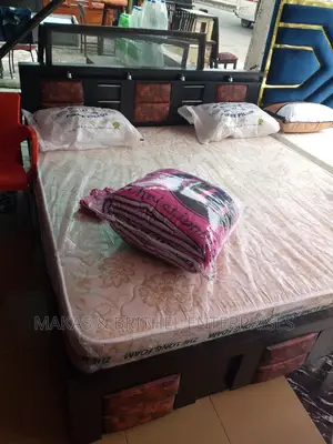 Bed Frame With Quality Mattress