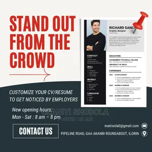 Professional Cv/Resume Writing