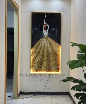 New Modern Wall Frame With Voice Control Lights