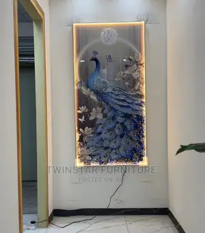 New Modern Wall Frame With Voice Control Lights