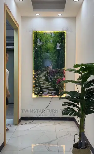 New Modern Wall Frame With Voice Control Lights