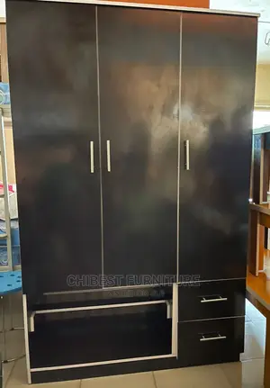 Quality Wooden Three Door Wardrobe.