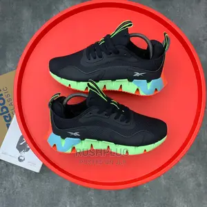 Reebok Zig Dynamica 3.0 Core Black/Neon Mint/Orange Flare