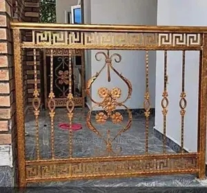 Rot Iron Railing Design Gold Collection