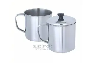 Stainless Steel Cup With Cover 10cm