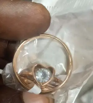 Rose Gold Set of Wedding Ring 01- Ladies With Big Ring Size