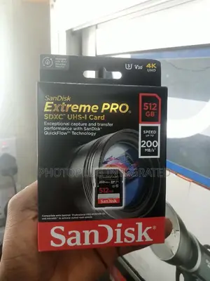 Sandisk Extreme Pro Sd Memory Card 512gb 200mb/S