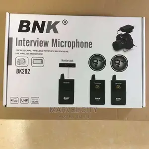 BNK Professional Wireless Interview (Camera)Microphone