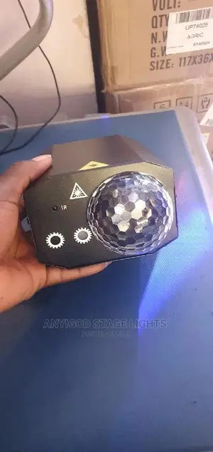 LED Laser Light 16 In 1 Voice Self-propelled Pattern Strobe