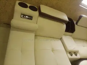 Imported Leather L Shape Sofa Chair