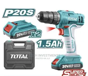 Total Lithium-Ion Cordless Drill 20v / 1.5ah X 2 (Tdli20028)