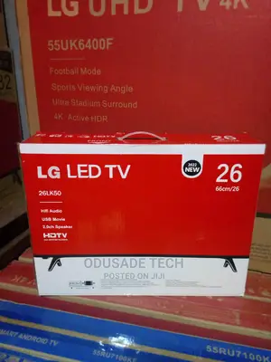 LG 26 Inches Tv With a Year Warranty