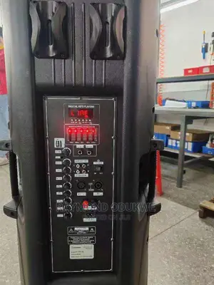 Double 15" Inches Rechargeable Wireless PA System