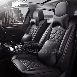 Black Quality Leather Seat Cover