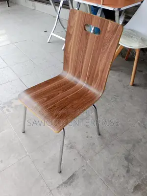 Wooden Iron Leg Chair