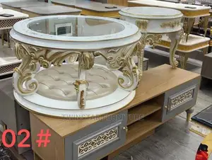 New Modern Royal Centre Table With 2 Side Stools