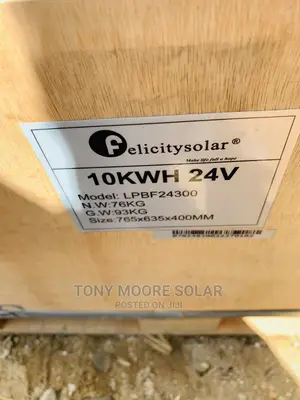 10kwh 24v Felicity Lithium Battery