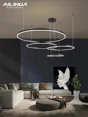 4 Rings Chandelier