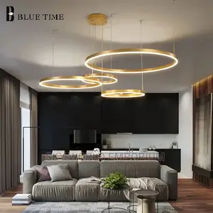 Gold 4 Rings Chandelier
