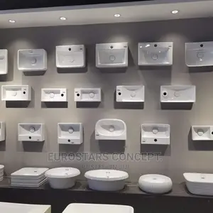 White Small Portable Ceramic Wash Hand Basin