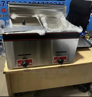 Double Basket Gas Deep Fryer