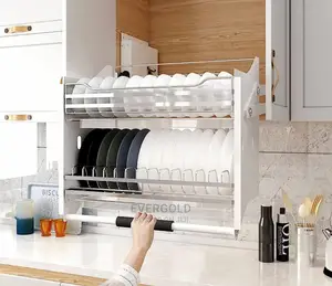 Pull Down Plate Rack 60cm Available