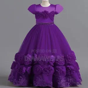 Purple Princess Ball Gown