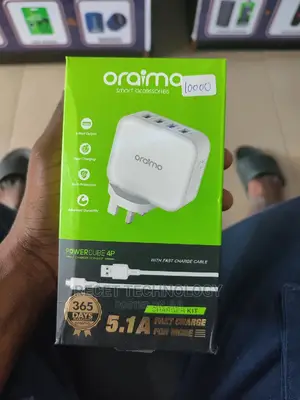 Oraimo OCW-U81F | 4 Port Fast Charger