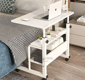 Solid Movable Potable Laptop Table/ Bed Side Table Shelf