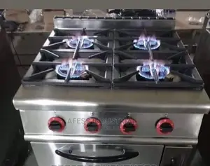 Commercial 4 Burner With Oven