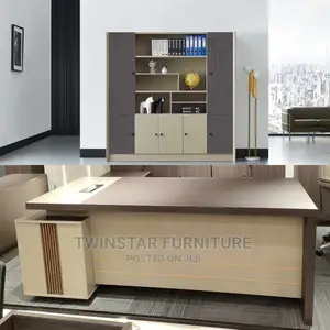 New Modern Executive CEO Office Table With Bookshelve