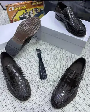 Original Italian FENDI Loafers Shoes Available in Store