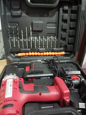 Cordless Drill/Screw 36.5V With Drill Bits