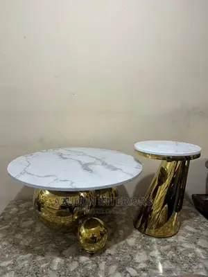 White Mini Center Table